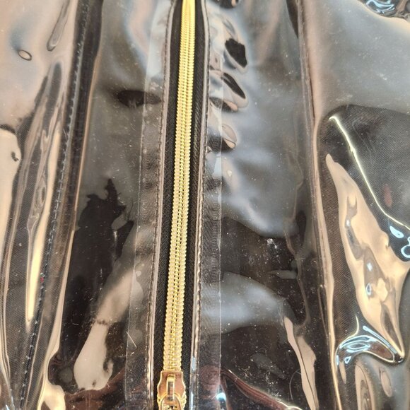 Taylor Brooke New York Quilted Black Makeup Bag With Dual Top Zippers & Compartm - Picture 9 of 9